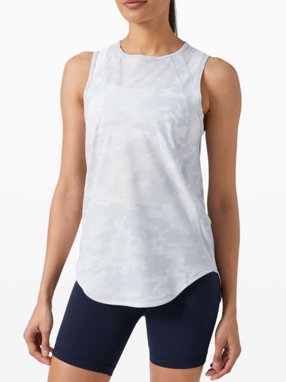 Lululemon Sculpt Tank in Incognito Camo Alpine White Multi